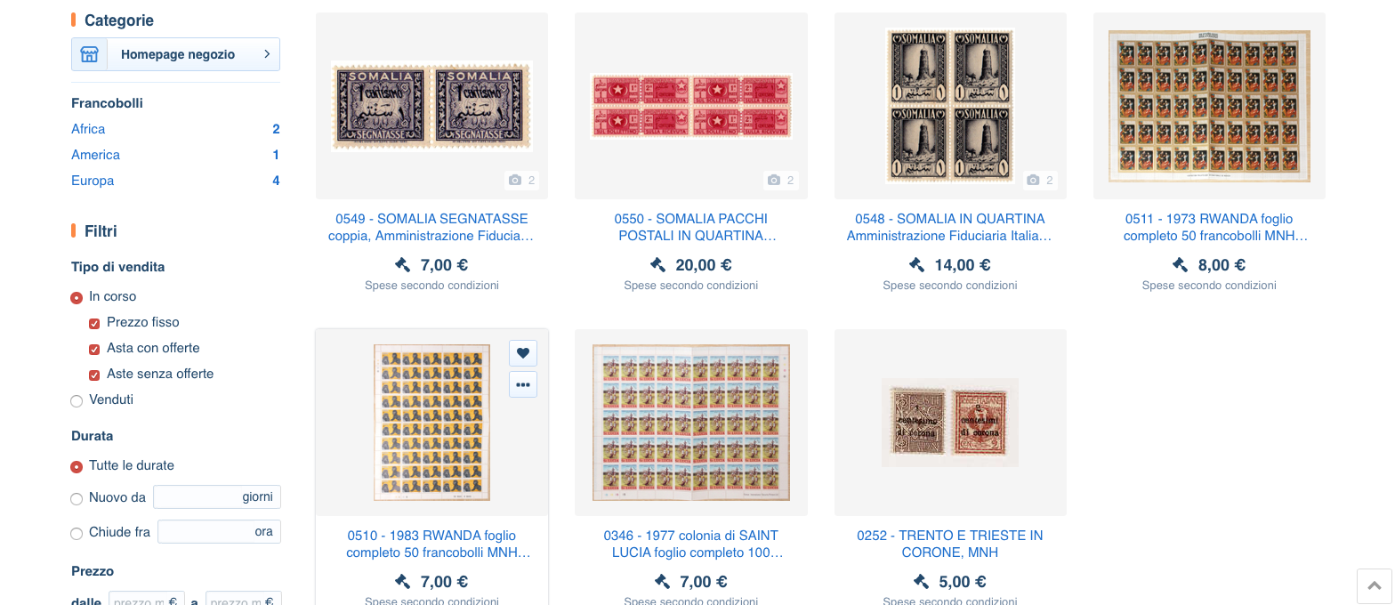 Tutti possono effettuare la messa in vendita sui marketplace